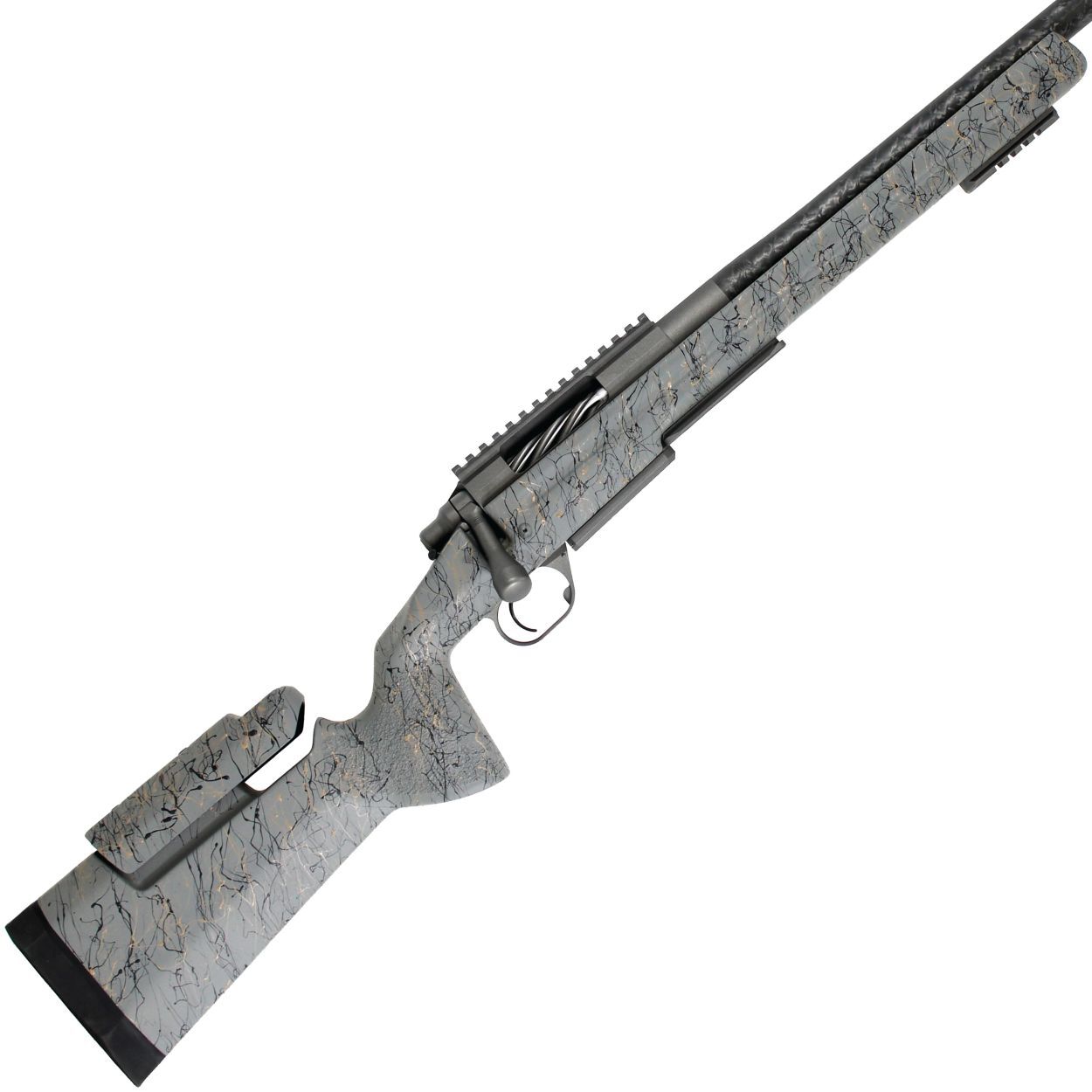 Gray with Tan & Black Web - Carbon Cerakote