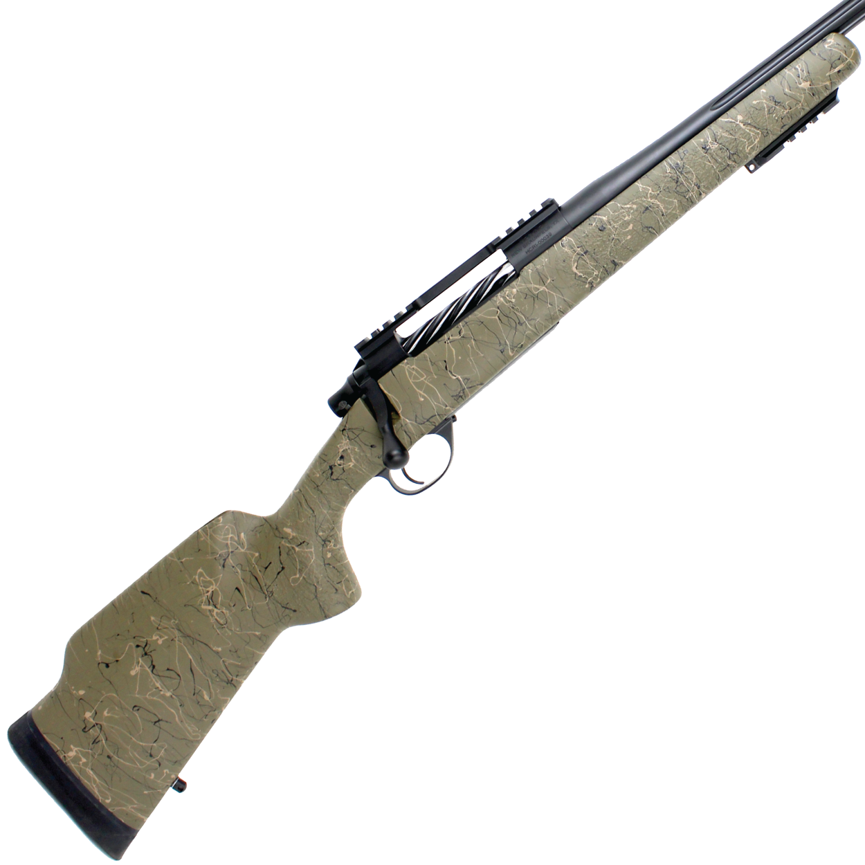 Olive with Tan & Black Web - Graphite Black Cerakote